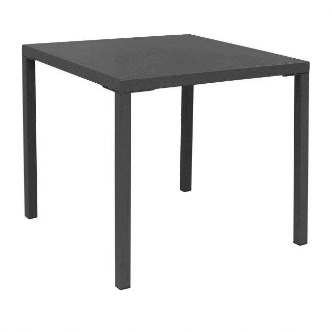 INDEX - set tavolo da giardino 80x80 compreso di 2 poltrone in ferro