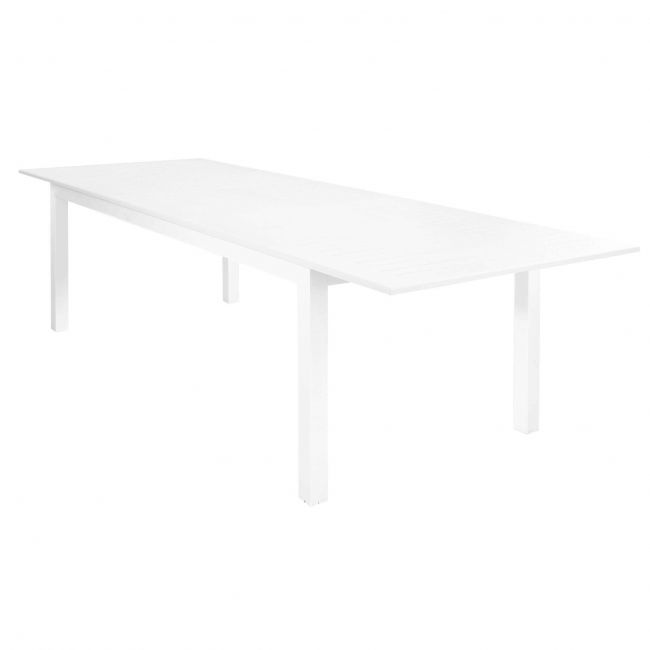 ARGENTUM - tavolo da giardino allungabile in alluminio 220/280x100