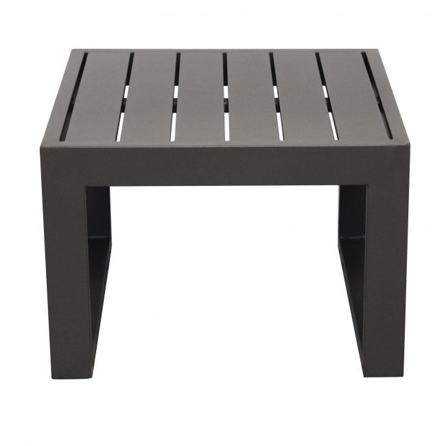 ARGENTUM - tavolino da giardino in alluminio 45x45