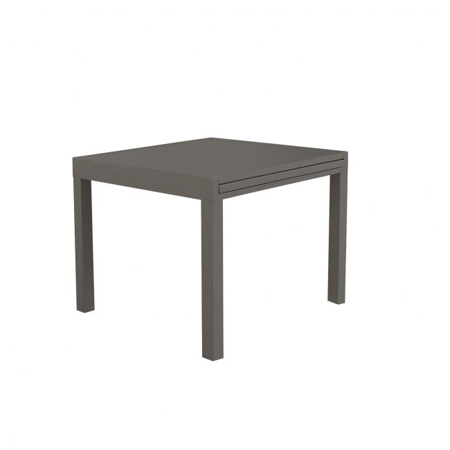 JERRI - tavolo da giardino in alluminio 90/180x90