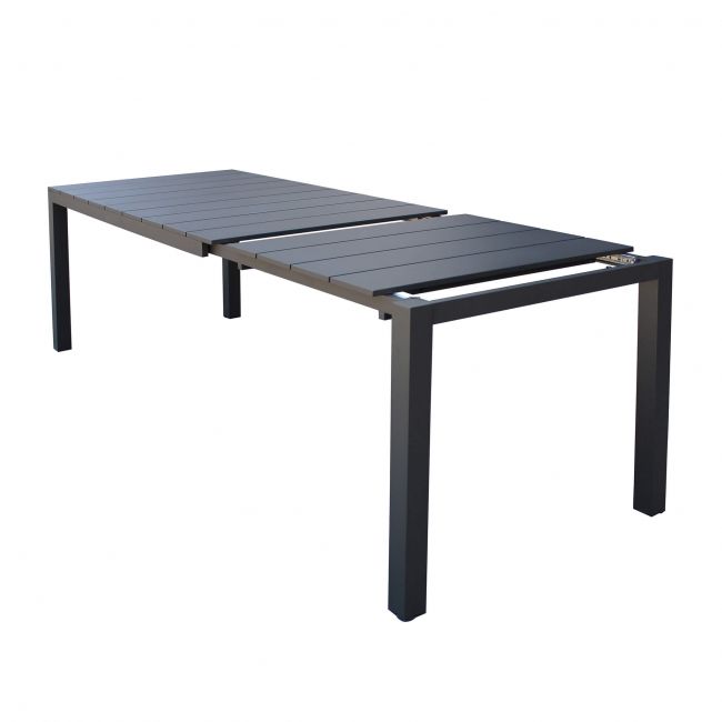 ALASKA - tavolo da giardino in alluminio allungabile cm 148/214 x 85 x 75,5 h