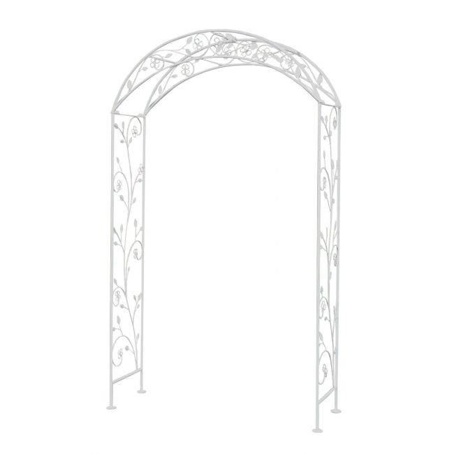 arco da giardino per rampicanti stile provenzale in ferro verniciato