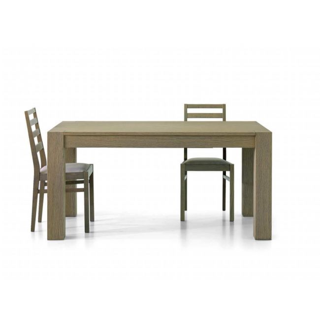 ELVIS - tavolo da pranzo moderno allungabile in rovere spazzolato 90x160/210/260