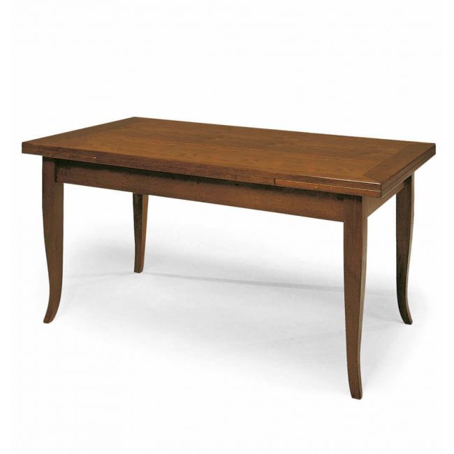 DONNY - tavolo da pranzo allungabile in legno massello 80x140/180/220