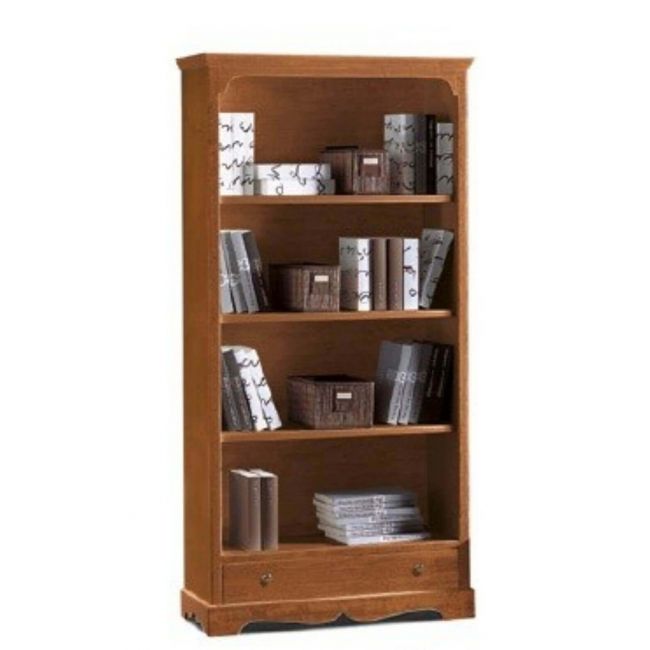 DOLLY - libreria in legno massello 94x36x189