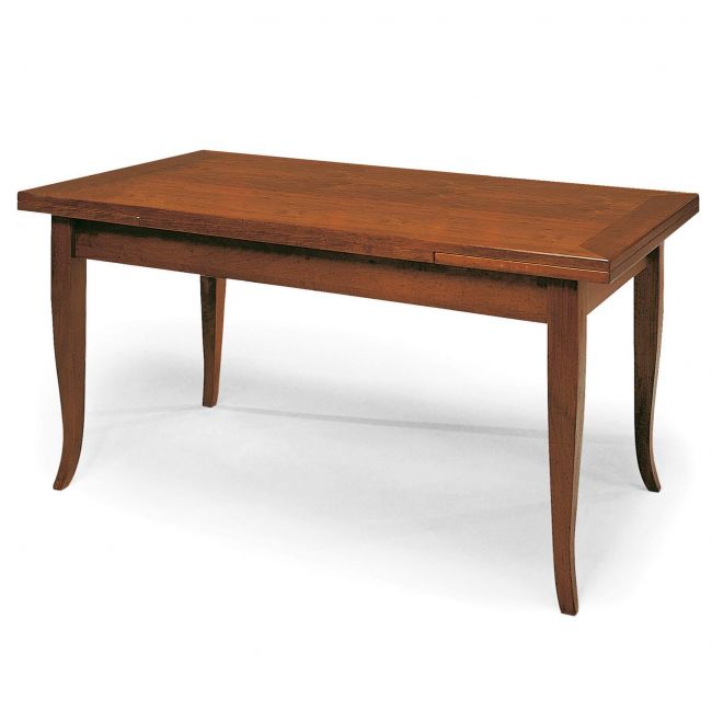 DONNY - tavolo da pranzo allungabile in legno massello 80x120/160/200
