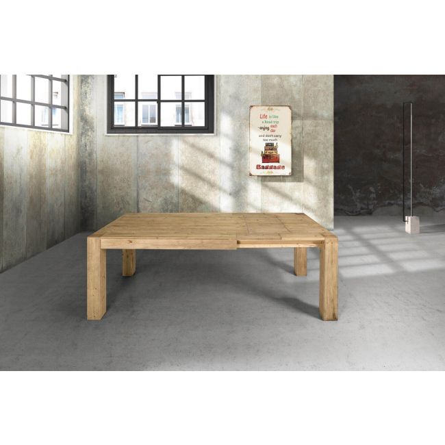 GERRARD - tavolo da pranzo moderno allungabile in abete 90x140/180/220