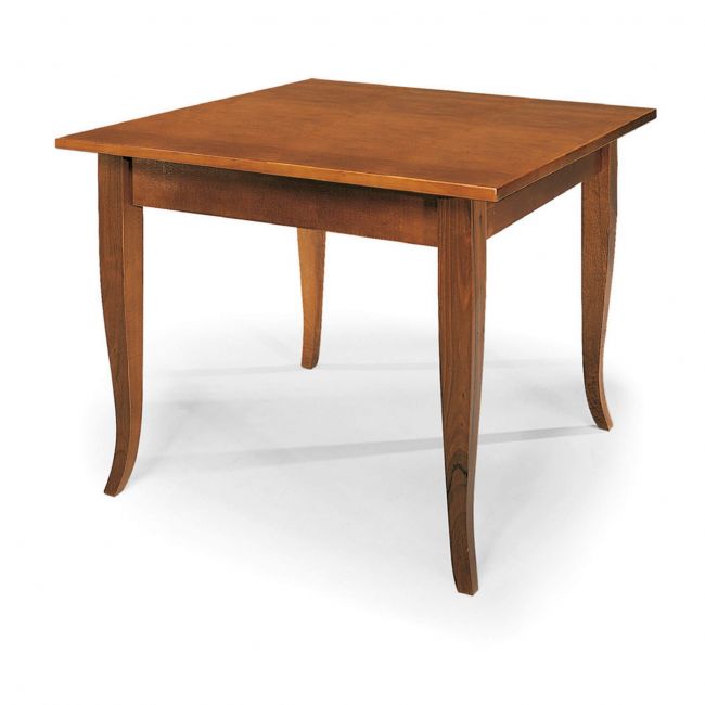 EDGAR - tavolo da pranzo in legno massello 120x80