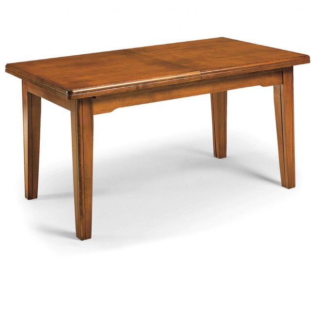 LENNOX - tavolo da pranzo allungabile in legno massello 85x160/205/250/295/340