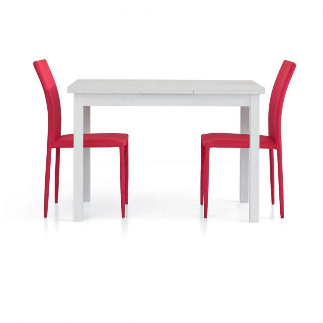 NATHANIEL - tavolo da pranzo moderno allungabile frassinato 80x130/170/210