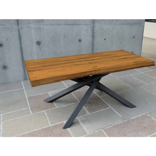 GREGO - tavolo in rovere cm 90x160x75 h