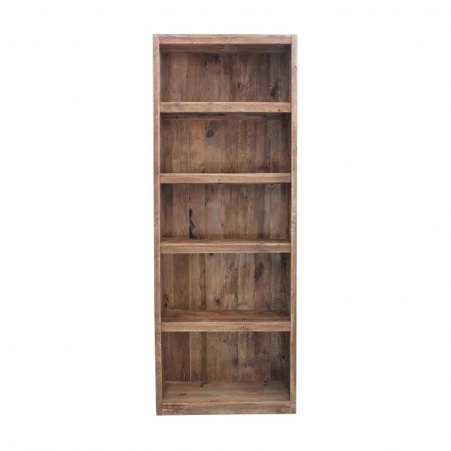 PEZ - libreria con 6 ripiani in legno di pino riciclato