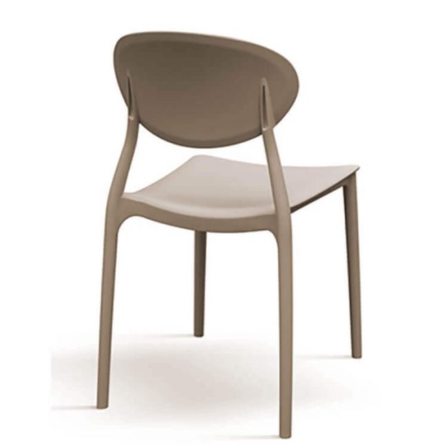 MAGNIFICA - sedia moderna in polipropilene cm 50 x 53 x 81 h