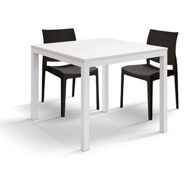 MINOTAUR - tavolo da pranzo allungabile  cm 90 X 90/180 x 77 h