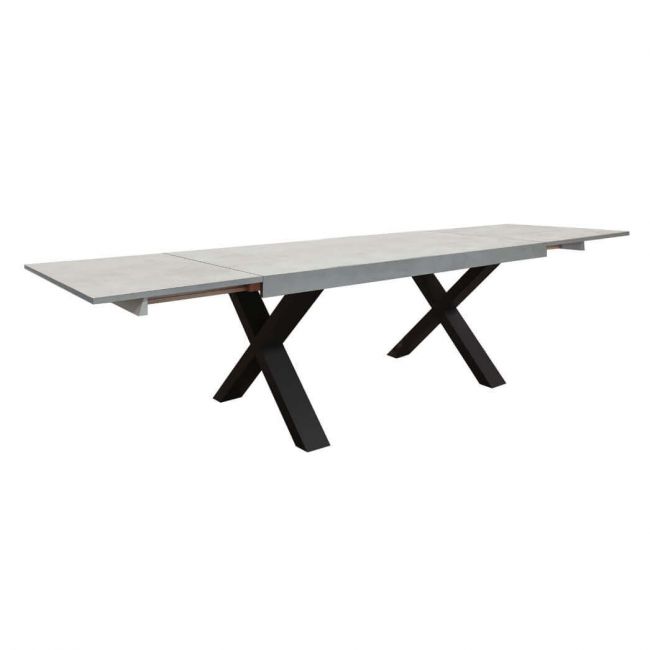 PANDEMOS - tavolo da pranzo allungabile  cm 90 x 160/205/250 x 77 h