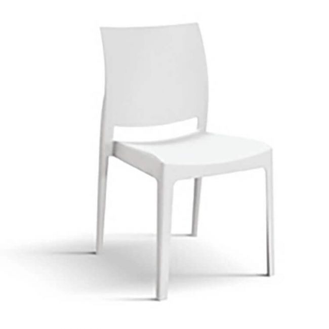 SABINE - sedia moderna in polipropilene cm 46 x 54 x 80 h