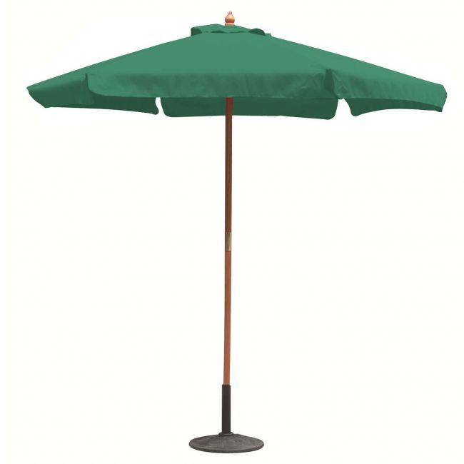 DOMINUS - ombrellone da giardino tondo 2,5 palo centrale in legno