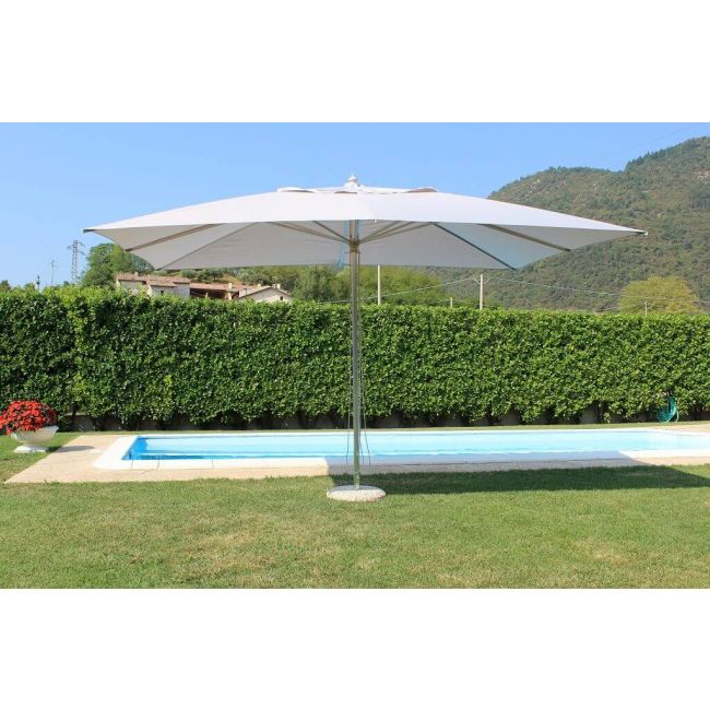 ACIS - ombrellone da giardino 3x3 palo centrale in alluminio