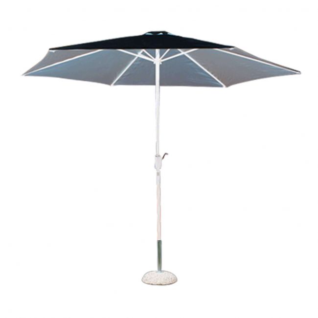 MARITUS - ombrellone da giardino tondo 3 palo centrale