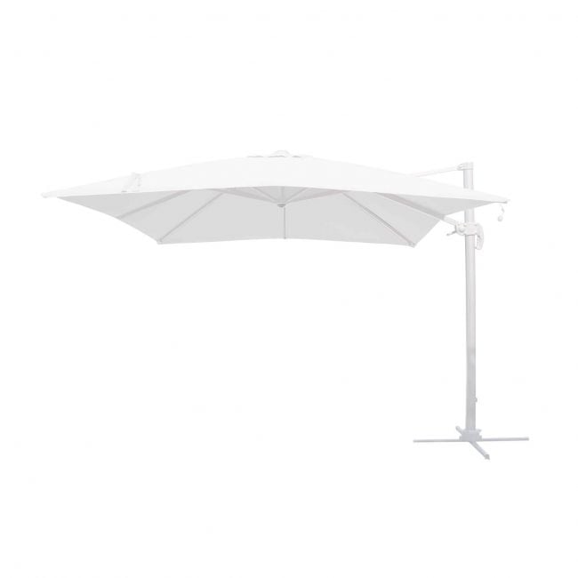 TESLA - ombrellone da giardino decentrato con led 3x3